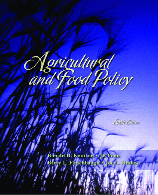 Picture of Agricultural and Food Policy