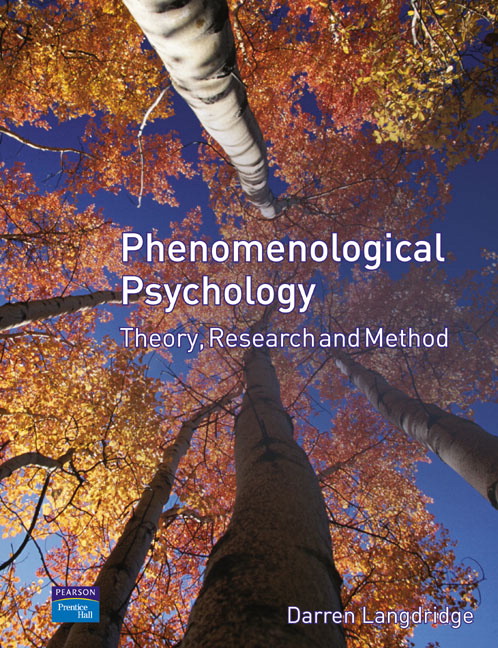 Picture of Phenomenological Psychology