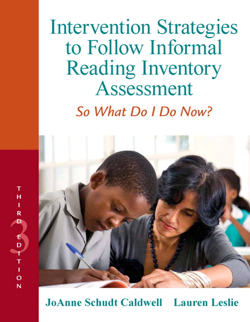 Picture of Intervention Strategies to Follow Informal Reading Inventory Assessment
