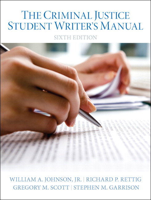 Picture of Criminal Justice Student Writer's Manual, The