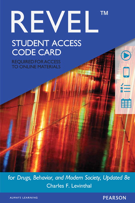 Picture of Revel Access Code for Drugs, Behavior, and Modern Society, Updated Edition