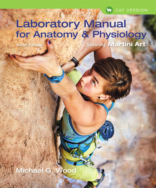 Picture of Laboratory Manual for Anatomy & Physiology featuring Martini Art, Cat Version