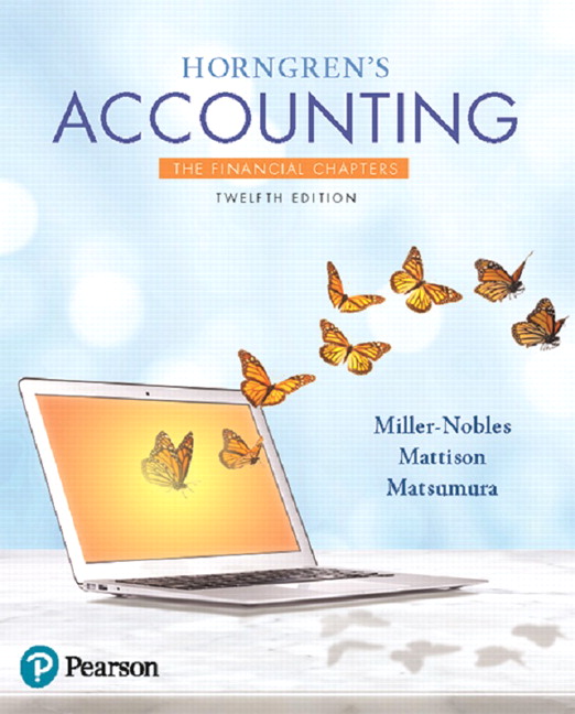 Picture of Horngren's Accounting, The Financial Chapters