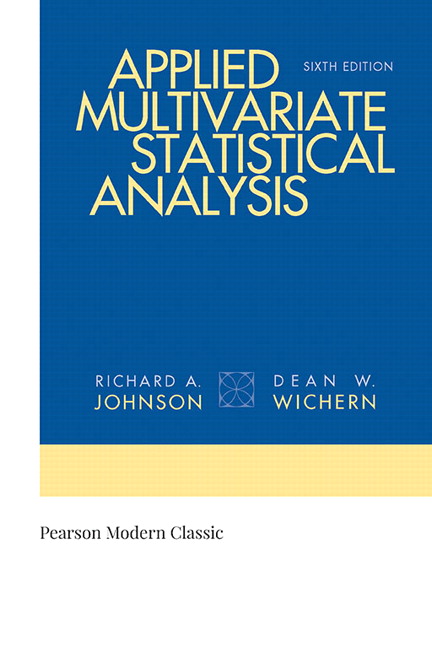 Picture of Applied Multivariate Statistical Analysis (Classic Version)