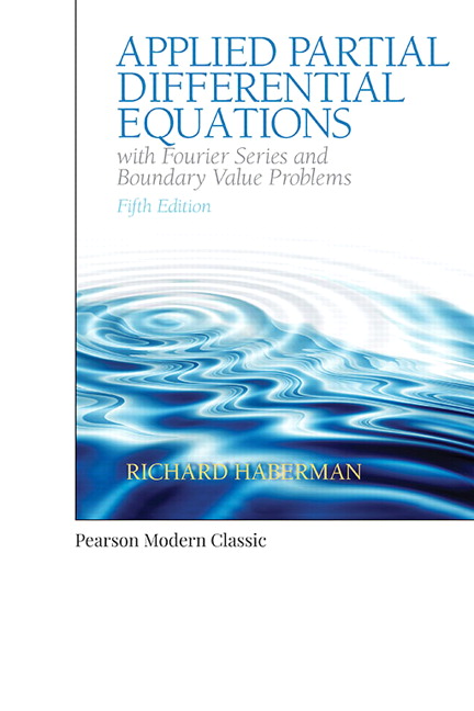 Picture of Applied Partial Differential Equations with Fourier Series and Boundary Value Problems (Classic Version)