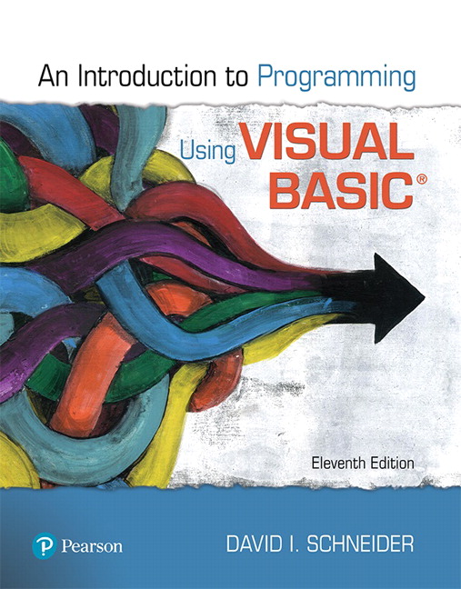 Picture of Introduction to Programming Using Visual Basic