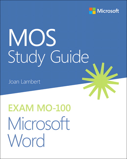 Picture of MOS Study Guide for Microsoft Word Exam MO-100