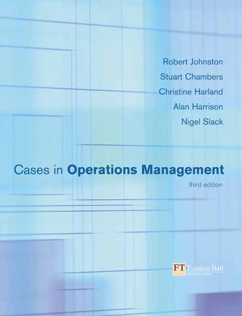 Picture of Cases in Operations Management