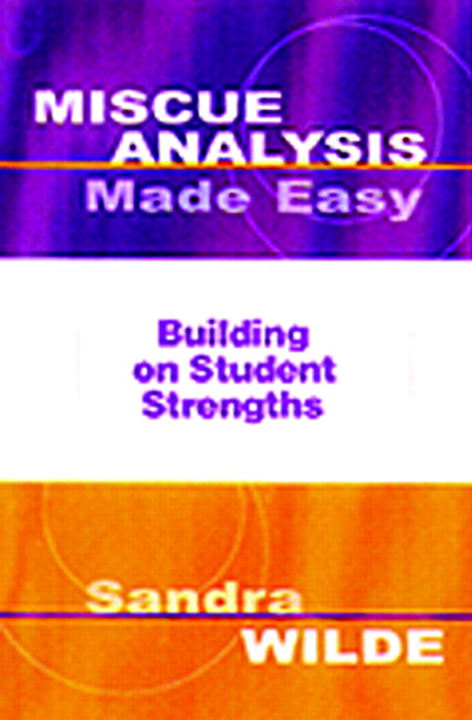 Picture of Miscue Analysis Made Easy 