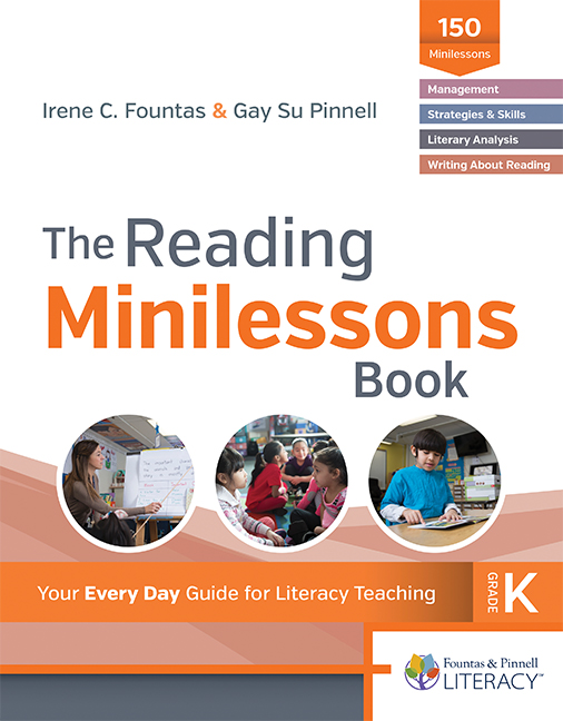 Picture of Fountas & Pinnell Classroom, Reading Minilessons Book, Grade K