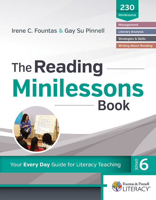 Picture of Fountas & Pinnell Classroom, Reading Minilessons Book, Grade 6