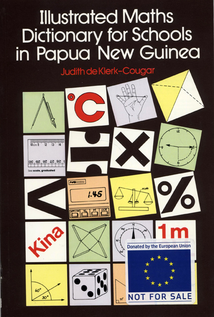 Picture of Illustrated Maths Dictionary for Schools in Papua New Guinea