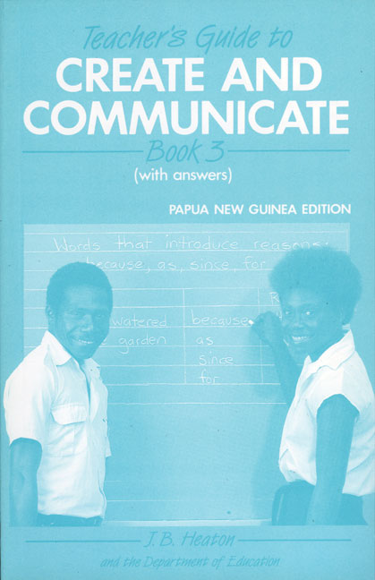 Picture of Create and Communicate Book 3 Teacher's Guide