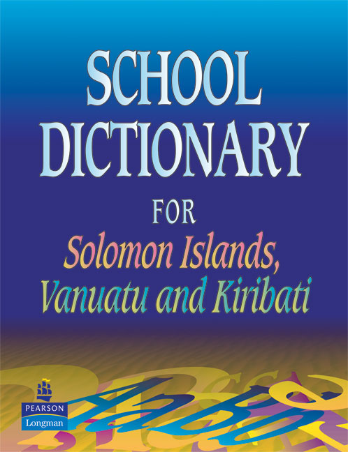Picture of School Dictionary for Solomon Islands, Vanuatu and Kiribati