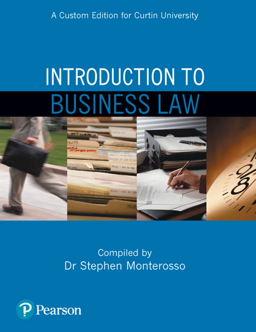 Picture of Introduction to Business Law (Custom Edition)