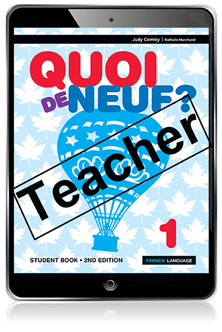 Picture of Quoi de Neuf ? 1 Teacher eBook and Audio Download (Access Card)