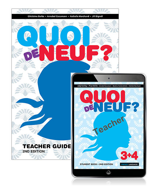 Picture of Quoi de Neuf ? 3+4 Teacher Pack (Teacher Guide book, Teacher eBook and audio download)