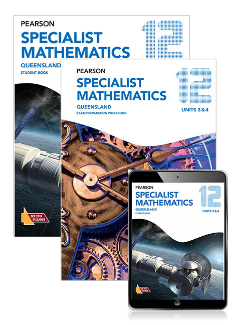 Picture of Pearson Specialist Mathematics Queensland 12 Student Book, eBook and Exam Preparation Workbook