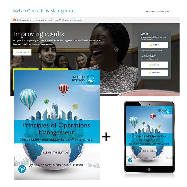 Picture of Principles of Operations Management, Global Edition + MyLab Operations Management with Pearson eText