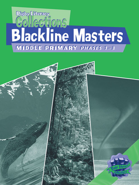 Picture of Rigby Literacy Collections Level 3 Blackline Master Book