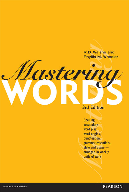 Picture of Mastering Words