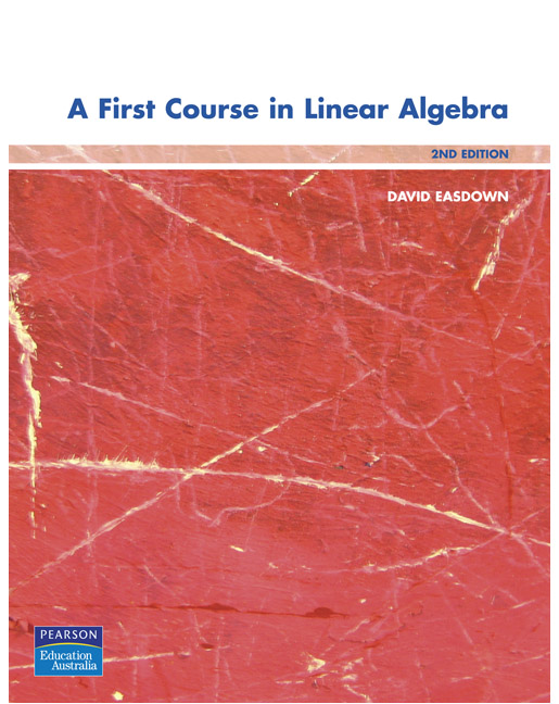 Picture of First Course in Linear Algebra, A, Pearson Original Edition