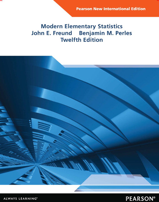 Picture of Modern Elementary Statistics