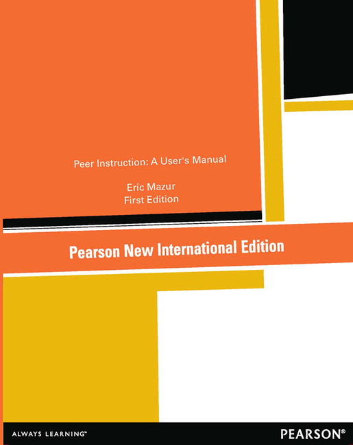 Picture of Peer Instruction: A User's Manual