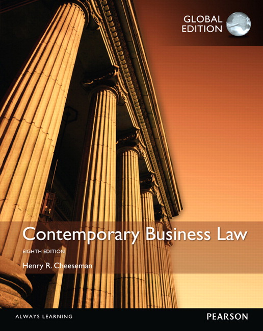 Picture of Contemporary Business Law, Global Edition