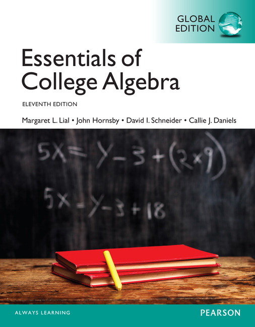Picture of Essentials of College Algebra, Global Edition