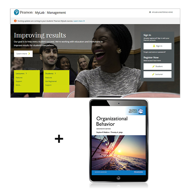 Picture of Organizational Behavior, Global Edition -- MyLab Management with Pearson eText