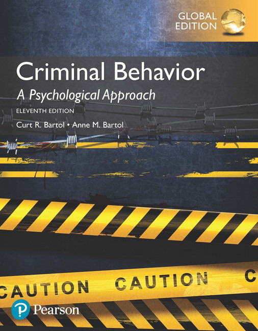 Picture of Criminal Behavior: A Psychological Approach, Global Edition