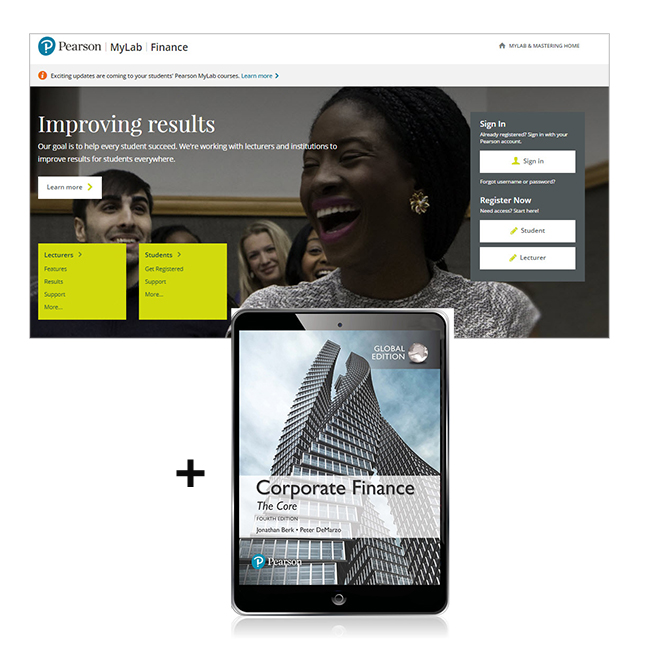 Picture of Corporate Finance: The Core, Global Edition -- MyLab Finance with Pearson eText