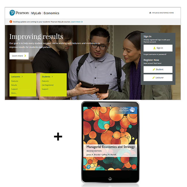 Picture of MyEconLab with Pearson eText - Instant Access - for Managerial Economics and Strategy, Global Edition (ECOMM)