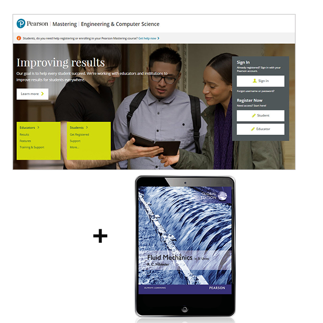 Picture of Fluid Mechanics in SI Units -- Modified Mastering Engineering with Pearson eText