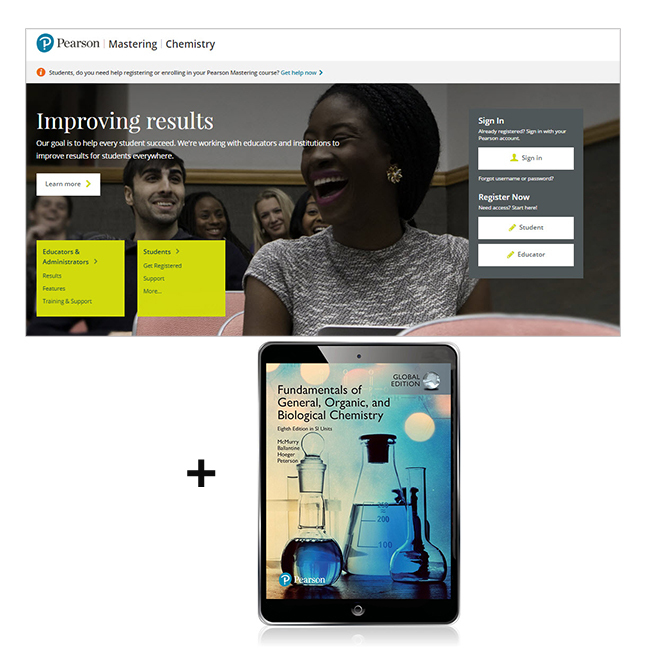 Picture of Fundamentals of General, Organic and Biological Chemistry, SI Edition -- Modified Mastering Chemistry with Pearson eText