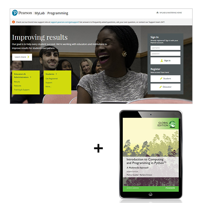 Picture of Introduction to Computing and Programming in Python, Global Edition -- MyLab Programming with Pearson eText