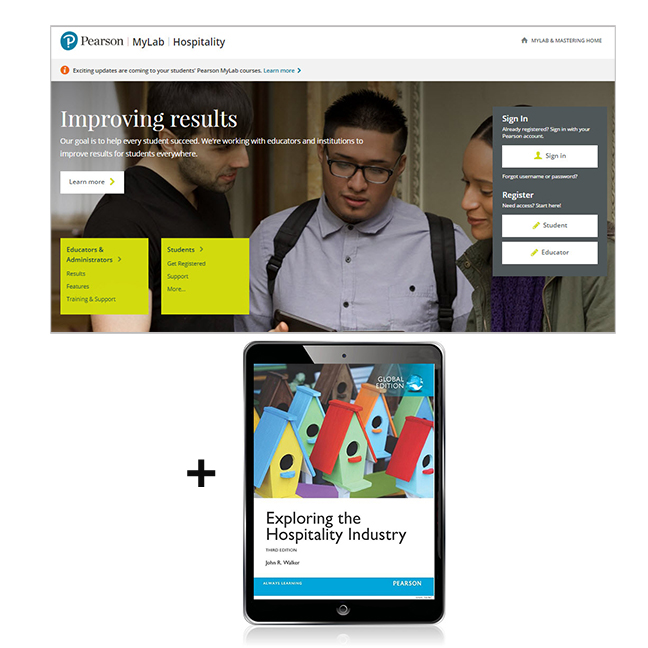 Picture of Exploring the Hospitality Industry, Global Edition -- MyLab Hospitality with Pearson eText