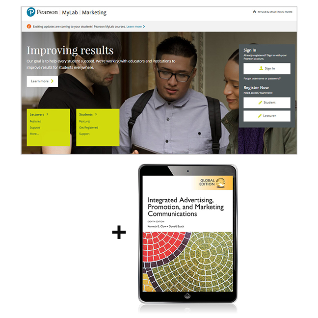 Picture of Integrated Advertising, Promotion and Marketing Communications, Global Edition -- MyLab Marketing with Pearson eText