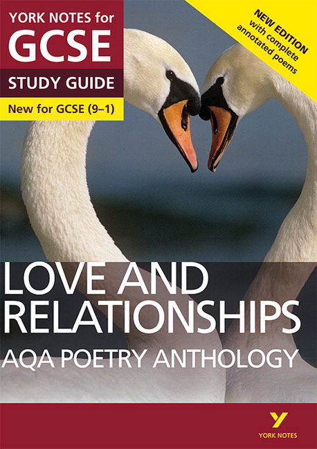 Picture of AQA Poetry Anthology - Love and Relationships: York Notes for GCSE everything you need to catch up, study and prepare for and 2023 and 2024 exams and assessments