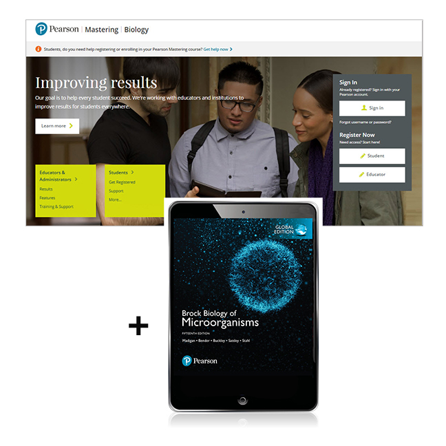 Picture of Brock Biology of Microorganisms, Global Edition -- Modified Mastering Microbiology with Pearson eText