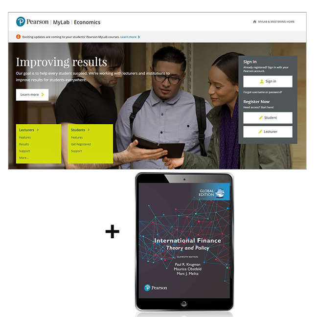 Picture of International Finance: Theory and Policy, Global Edition -- MyLab Economics with Pearson eText