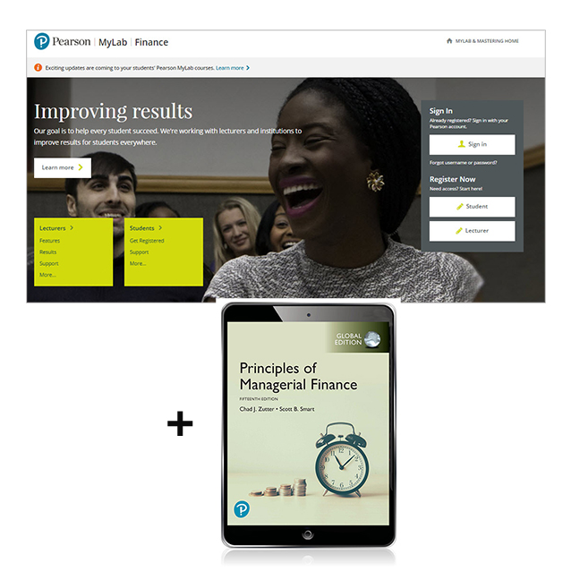 Picture of Principles of Managerial Finance, Global Edition -- MyLab Finance with Pearson eText
