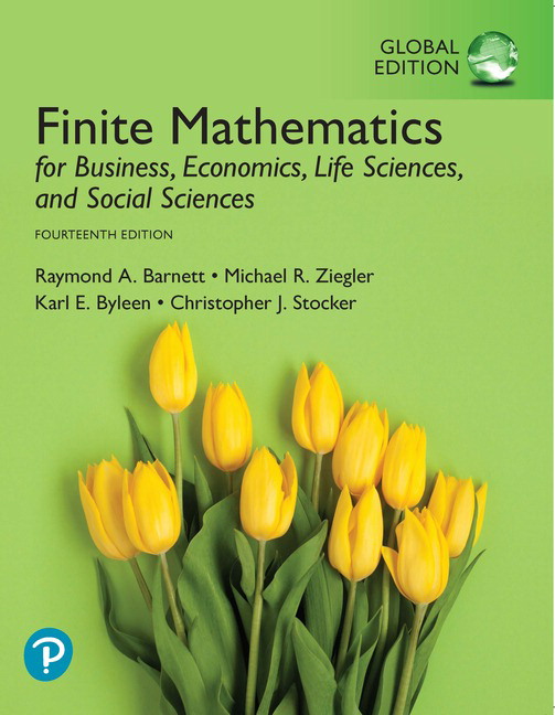 Picture of Finite Mathematics for Business, Economics, Life Sciences, and Social Sciences, Global Edition