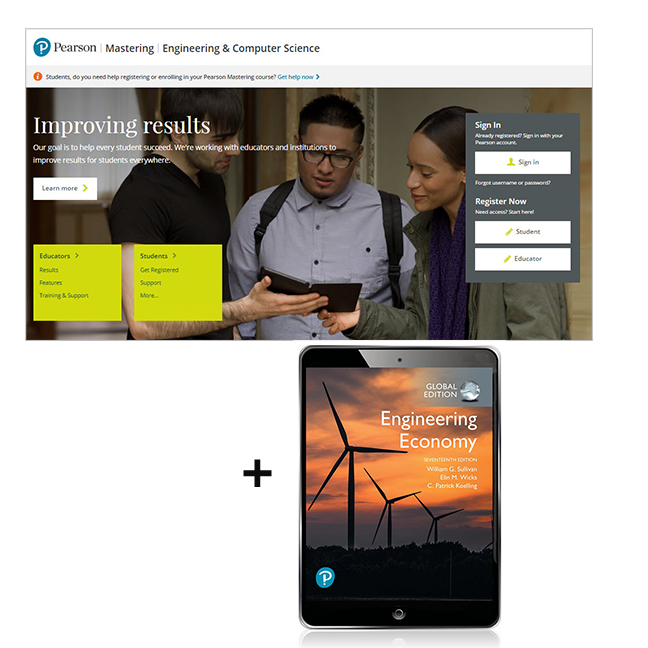 Picture of Engineering Economy, Global Edition -- Mastering Engineering with Pearson eText