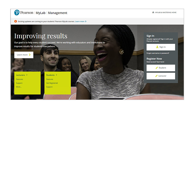 Picture of (ECOMM) Pearson MyLab Management - Instant Access - for Modern Management: Concepts and Skills, Global Edition