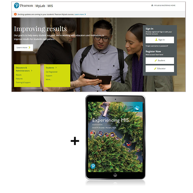Picture of Experiencing MIS, Global Edition -- MyLab Math with Pearson eText