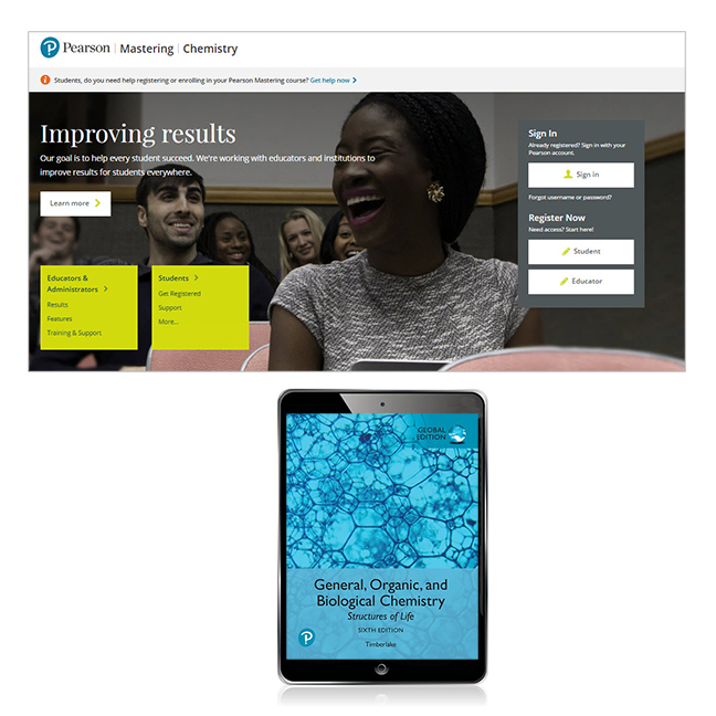 Picture of General, Organic, and Biological Chemistry: Structures of Life, Global Edition -- Mastering Chemistry with Pearson eText