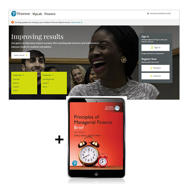 Picture of Principles of Managerial Finance, Brief Global Edition -- MyLab Finance with Pearson eText