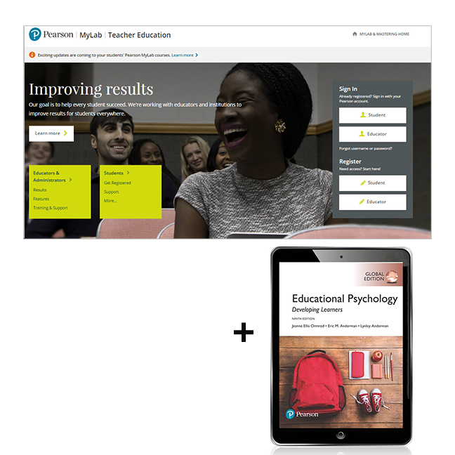 Picture of Educational Psychology: Developing Learners, Global Edition -- MyLab Education with Pearson eText